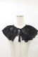 画像1: m petit by misako / AMレース付け襟  ブラック H-25-10-06-019-LO-ZA-NS-ZH (1)