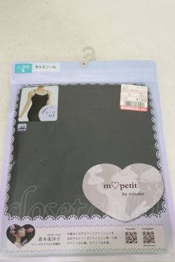 画像1: m petit by misako / TT*キャミソールmisako L ブラック H-25-10-06-020-LO-TO-NS-ZH