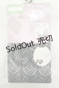 m petit by misako / AMマーメイドレースタイツ L~LL ブラック H-25-10-06-022-LO-ZA-NS-ZH