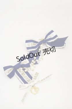 画像1: BABY,THE STARS SHINE BRIGHT / Ruban le Lien チャーム  ネイビー H-25-10-06-029-BA-AC-NS-ZH