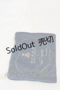 m petit by misako / AM*コウチャツキベロアポーチ（紅茶無し）  ネイビー H-25-10-06-033-LO-ZA-NS-ZH
