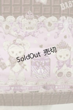 画像2: BABY,THE STARS SHINE BRIGHT / くまくみゃちゃんのスウィートチョコレート柄トートBag  ブラウン H-25-10-06-037-BA-BG-NS-ZH