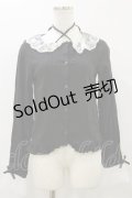 FLC / レースシャツブラウス(星名桜子) M ブラック H-25-10-06-042-LO-BL-NS-ZH