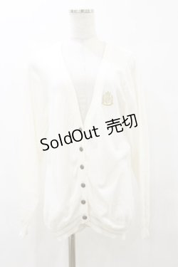 画像1: ALICE and the PIRATES / エンブレム刺繍カーディガン Free オフ H-25-10-06-045-PA-TO-NS-ZH