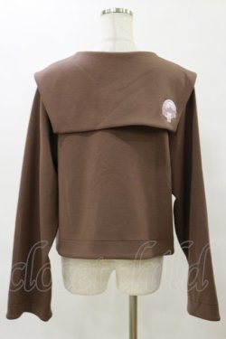 画像2: m petit by misako / サンリオキャラクターズコラボ マイメロディセーラーカーディガン LL ブラウン H-25-10-06-047-LO-TO-NS-ZH