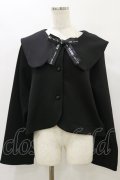 m petit by misako / サンリオキャラクターズコラボ クロミセーラーカーディガン LL ブラック H-25-10-06-048-LO-TO-NS-ZH