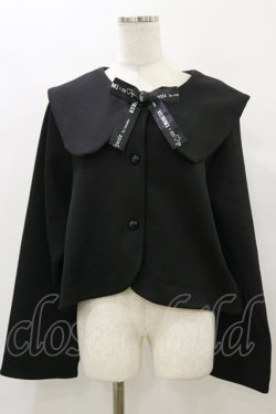 画像1: m petit by misako / サンリオキャラクターズコラボ クロミセーラーカーディガン LL ブラック H-25-10-06-048-LO-TO-NS-ZH