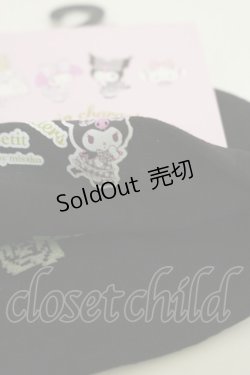 画像2: m petit by misako / サンリオキャラクターズコラボ クロミ ソックス  ブラック H-25-10-07-006-LO-ZA-NS-ZH
