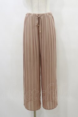 画像1: axes femme / プリーツパンツ M ピンク H-25-10-07-060-AX-PA-NS-ZH