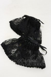 ALICE and the PIRATES / A/Pレース地お袖とめ  ブラック H-25-10-07-008-PA-ZA-NS-ZH