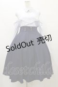 Favorite / 優美な藤の和袖ワンピース LL ネイビー H-25-10-07-070-LO-OP-NS-ZH