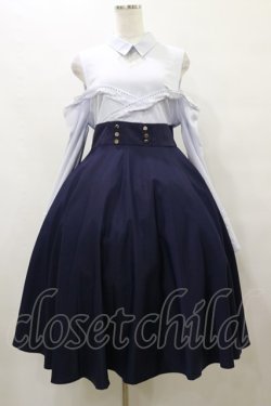 画像1: Favorite / 優美な藤の和袖ワンピース LL ネイビー H-25-10-07-070-LO-OP-NS-ZH