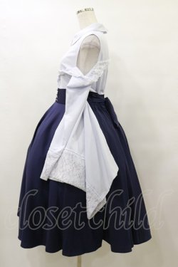 画像3: Favorite / 優美な藤の和袖ワンピース LL ネイビー H-25-10-07-070-LO-OP-NS-ZH
