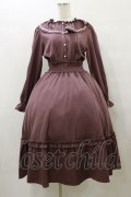 m petit by misako / AOK*フリルカラータックワンピース M 濃桃 H-25-10-07-071-LO-OP-NS-ZH