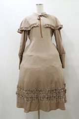 FLC / MINA*ケープワンピース M ピンク H-25-10-07-072-LO-OP-NS-ZH