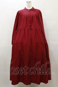 axes femme / 前ボタン長袖ワンピース Free レッド H-25-10-07-075-AX-OP-NS-ZH