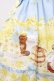 画像4: BABY,THE STARS SHINE BRIGHT / Bee My Sweet Honey柄ハートヨークジャンパースカート Free サックス H-25-10-07-080-BA-OP-NS-ZH (4)