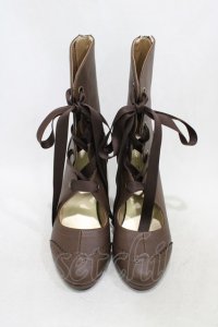 Victorian maiden / Victorianショートブーツ 25cm ダークブラウン H-25-10-07-1001-CL-SH-NS-ZH