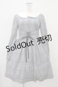 Ank Rouge / チェックワンピース M ブラック H-25-10-07-1031-CA-OP-NS-ZH
