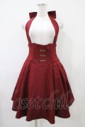 Forest Wardrobe（海外ロリータブランド） / 森林のキャロル ホルターネック コルセットスカート M レンガ赤ショート H-25-10-07-1039-0-OP-NS-ZH