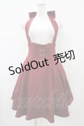 Forest Wardrobe（海外ロリータブランド） / 森林のキャロル ホルターネック コルセットスカート M レンガ赤ショート H-25-10-07-1039-0-OP-NS-ZH