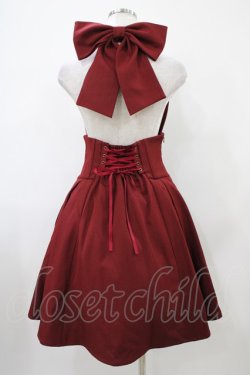 画像2: Forest Wardrobe（海外ロリータブランド） / 森林のキャロル ホルターネック コルセットスカート M レンガ赤ショート H-25-10-07-1039-0-OP-NS-ZH
