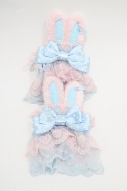 画像1: Angelic Pretty / リリカルバニーお袖とめ  ピンク/サックス H-25-10-07-1006-AP-ZA-NS-ZH