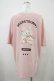 画像2: Secret Honey / Seclet BunnyバックプリントTシャツ Free ピンク H-25-10-07-1046-CA-TS-NS-ZH (2)