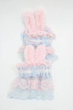 画像2: Angelic Pretty / リリカルバニーお袖とめ  ピンク/サックス H-25-10-07-1006-AP-ZA-NS-ZH