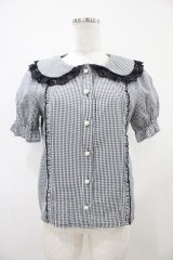 evelyn / ギンガムチェックブラウス Free ブラック H-25-10-07-1061-LO-BL-NS-ZH