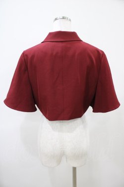 画像2: Forest Wardrobe（海外ロリータブランド） / 森林のキャロル ホルターネック ショートジャケット M レンガ赤 H-25-10-07-1063-0-JA-NS-ZH