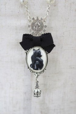 画像1: Victorian maiden / MEWカメオネックレス  シルバー H-25-10-07-1008-CL-AC-NS-ZH