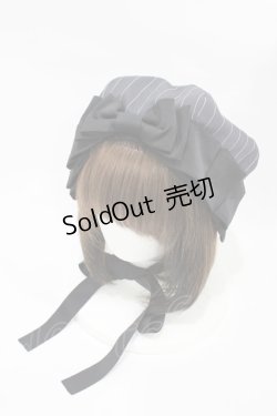 画像1: Hoshibako Works / アリシアエコル ベレー帽  ブラック H-25-10-07-1002-0-AC-NS-ZH