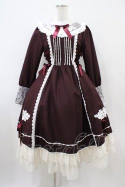 画像1: BABY,THE STARS SHINE BRIGHT / Maria Rosa Misticaワンピース Free ボルドー H-25-10-07-1020-BA-OP-NS-ZH