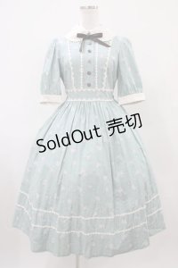 Innocent World / 小さなお花のワンピース サイズ表記なし ミスティーブルー×生成/Misty Blue×Beige H-25-10-07-1021-IW-OP-NS-ZH