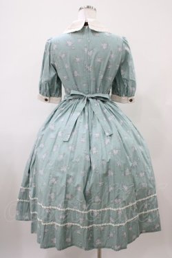 画像2: Innocent World / 小さなお花のワンピース サイズ表記なし ミスティーブルー×生成/Misty Blue×Beige H-25-10-07-1021-IW-OP-NS-ZH
