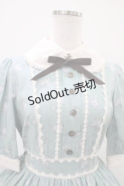 画像4: Innocent World / 小さなお花のワンピース サイズ表記なし ミスティーブルー×生成/Misty Blue×Beige H-25-10-07-1021-IW-OP-NS-ZH