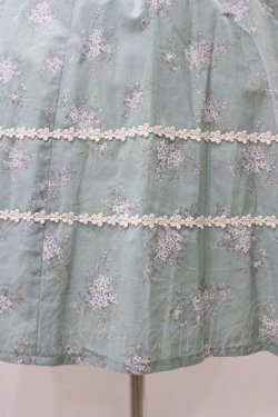 画像5: Innocent World / 小さなお花のワンピース サイズ表記なし ミスティーブルー×生成/Misty Blue×Beige H-25-10-07-1021-IW-OP-NS-ZH