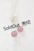 m petit by misako / チェリーネックレス  レッド H-25-10-07-002-LO-AC-NS-ZH
