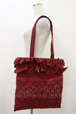 画像1: m petit by misako / TT*AMフリルトート  レッド H-25-10-07-028-LO-BG-NS-ZH