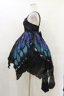 画像3: STAR FANTASY（海外ロリータブランド） / Butterfly Effectジャンパースカート 90 ブルー H-25-10-07-030-EL-OP-NS-ZH