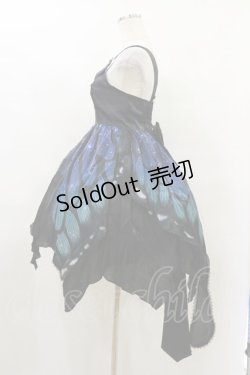 画像3: STAR FANTASY（海外ロリータブランド） / Butterfly Effectジャンパースカート 90 ブルー H-25-10-07-030-EL-OP-NS-ZH