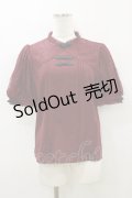 Amavel / Oriental Arabesque チャイナブラウス Free ボルドー H-25-10-07-039-CA-BL-NS-ZH
