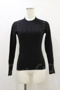 Darich / グラフィックスタッズニット Free ブラック H-25-10-07-041-LO-TO-NS-ZH