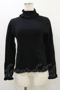 画像1: m petit by misako / サンリオキャラクターズコラボ クロミ ニットプルオーバー M ブラック H-25-10-07-042-LO-TO-NS-ZH