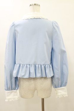 画像2: Cherirulu Chocola / MYリボンマルエリブラウス M サックス H-25-10-07-044-LO-BL-NS-ZH