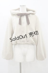 Fi.n.t / リボン付きボアショートコート Free IVORY H-25-10-07-046-CA-JA-NS-ZH