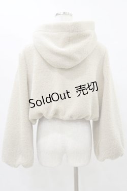 画像2: Fi.n.t / リボン付きボアショートコート Free IVORY H-25-10-07-046-CA-JA-NS-ZH