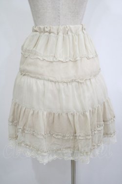 画像3: axes femme / シフォンスカート M 生成り H-25-10-08-025-AX-SK-NS-ZH