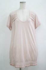 画像1: PINK HOUSE / フリルチュニック Free ピンク H-25-10-08-032-LO-TO-NS-ZH (1)